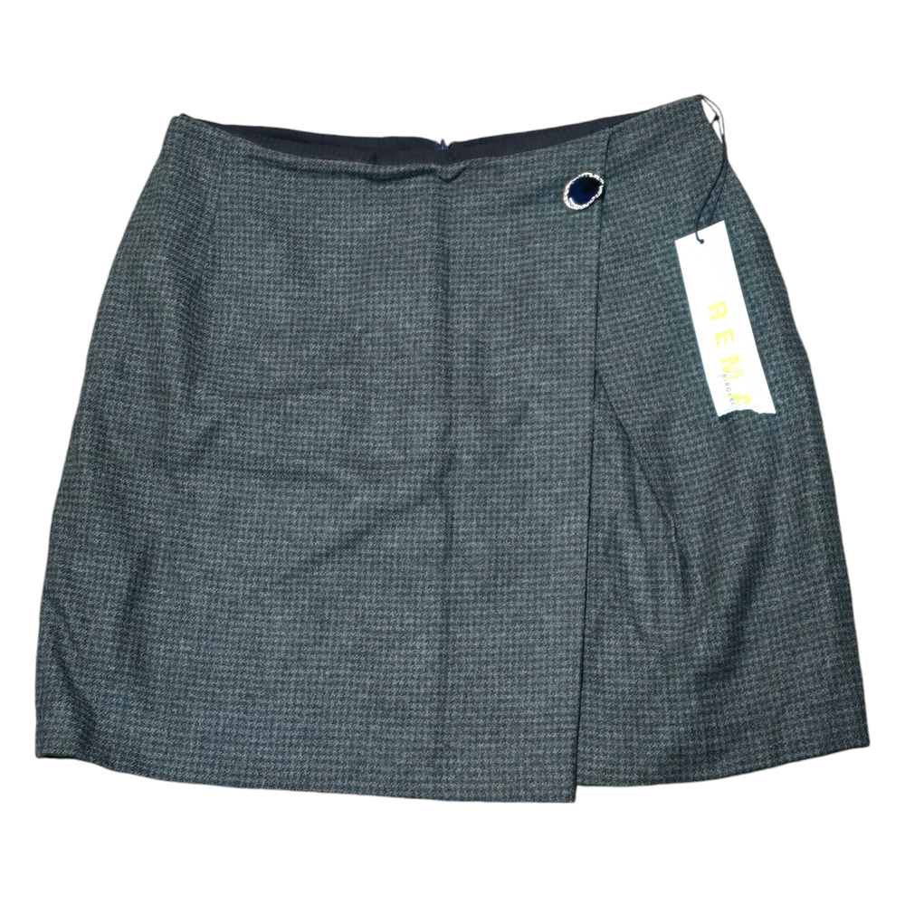 NWT, Remain Birger Christensen Wool/Polyester Wrap Skirt, Size 6